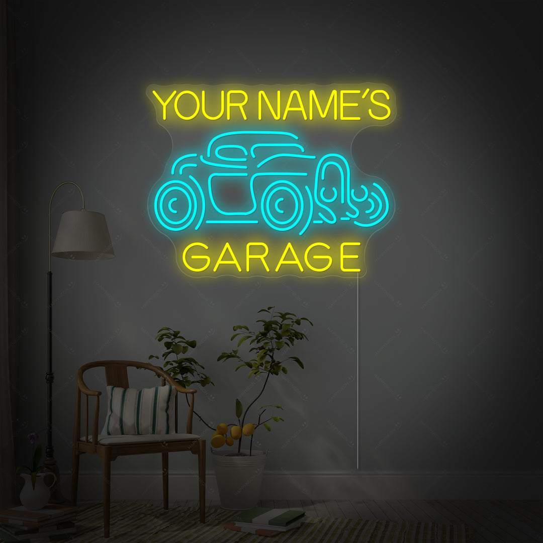 "Jack Garage" Neonschrift