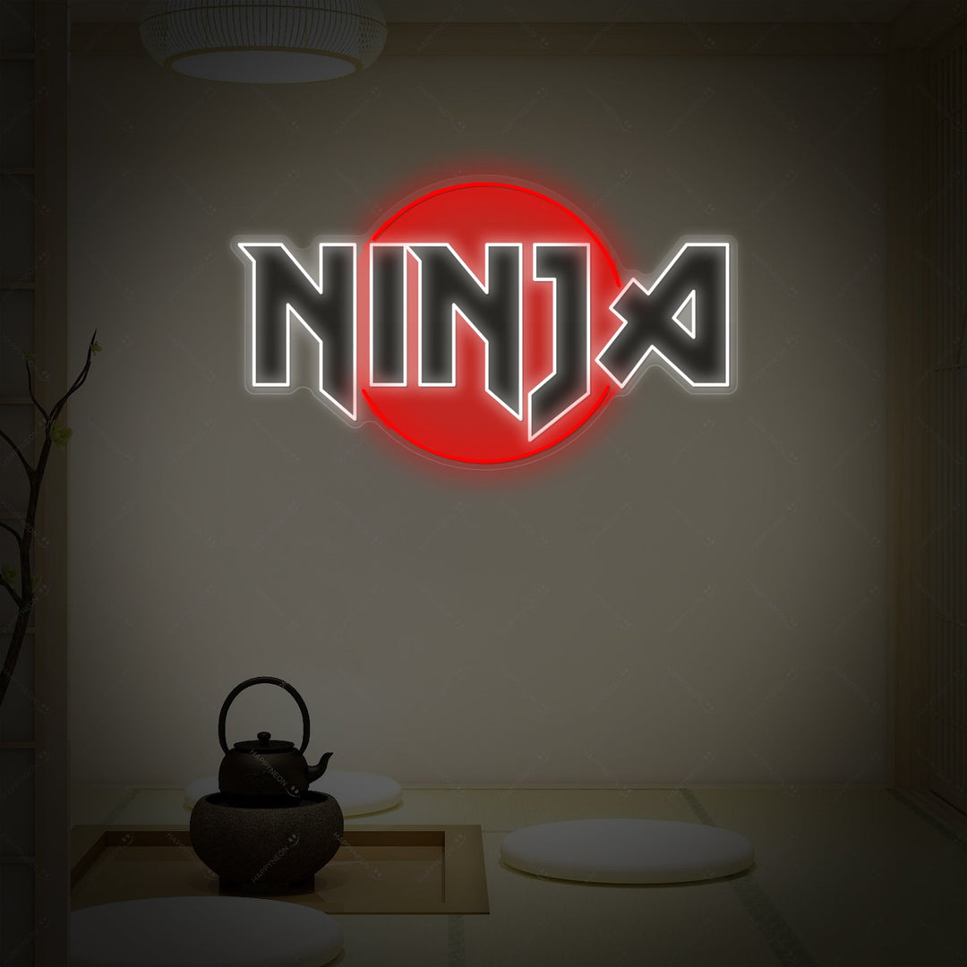 Ninja Neonschild, Japanisches Neonlicht