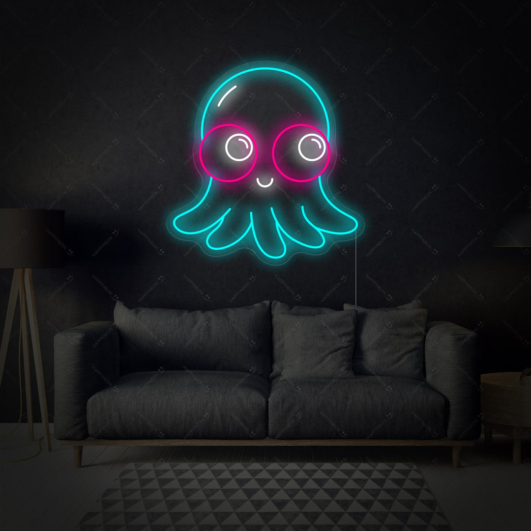 "Babyoktopus" Neonschild