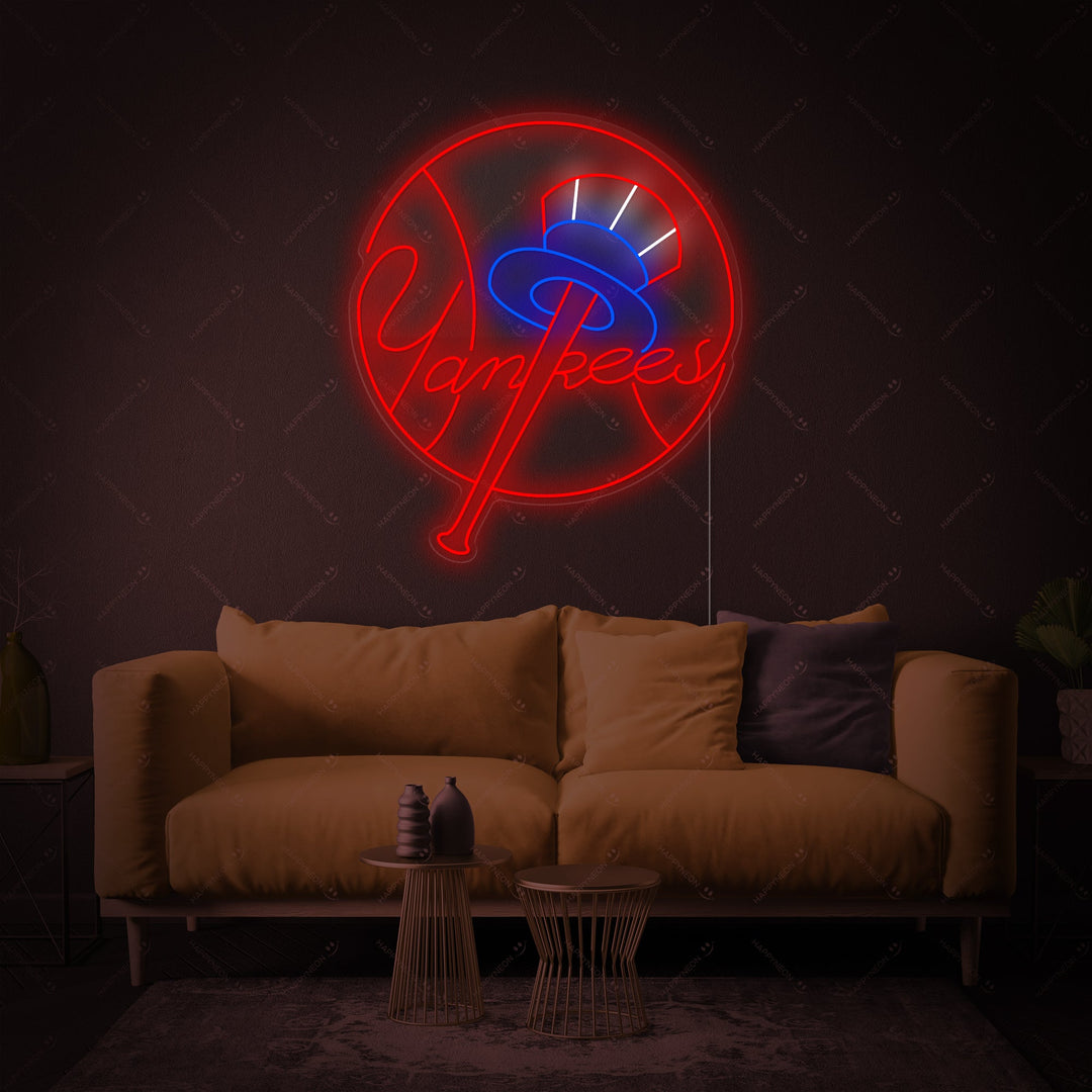 "Baseball Team Logo" Neonschild