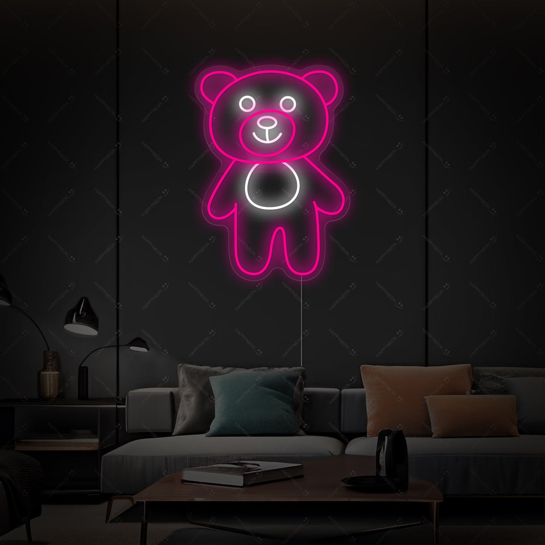 "Bärenfreund" Neonschild