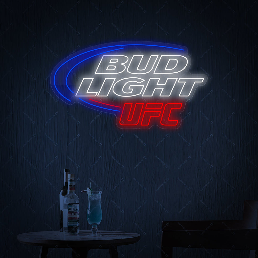 "Bud Light UFC" Neonschild