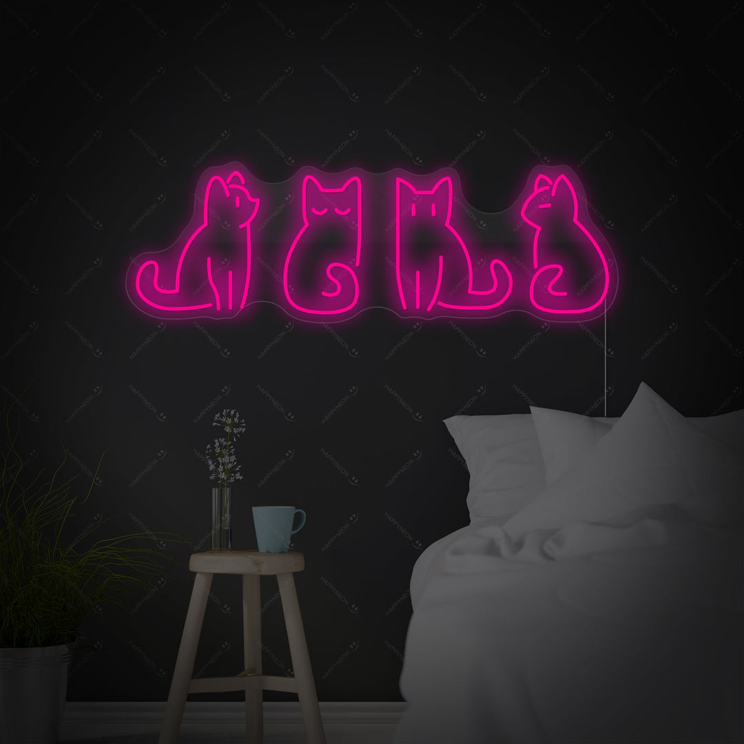 "Katzen" Neonschild