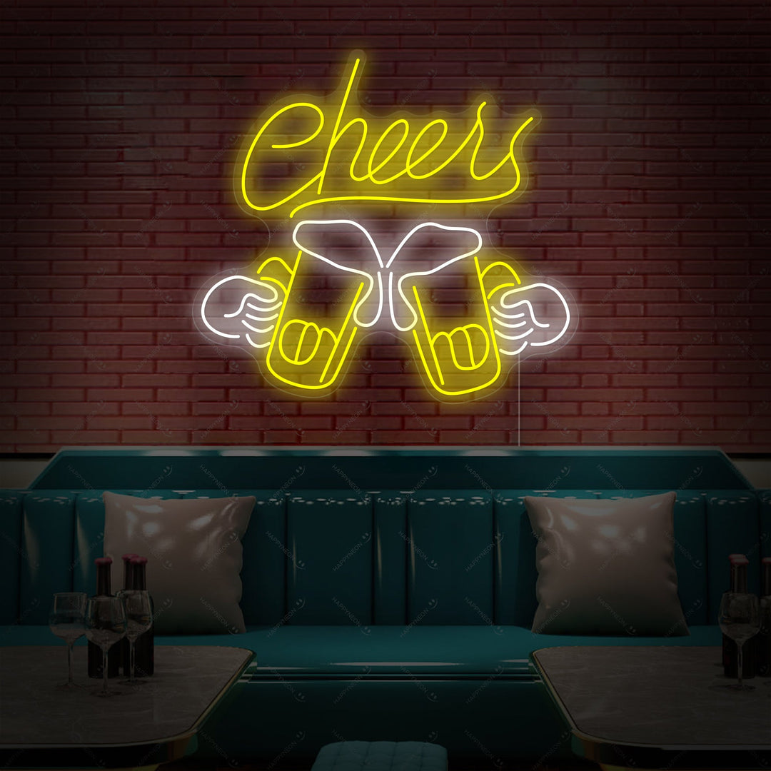 "Cheers" Neonschild