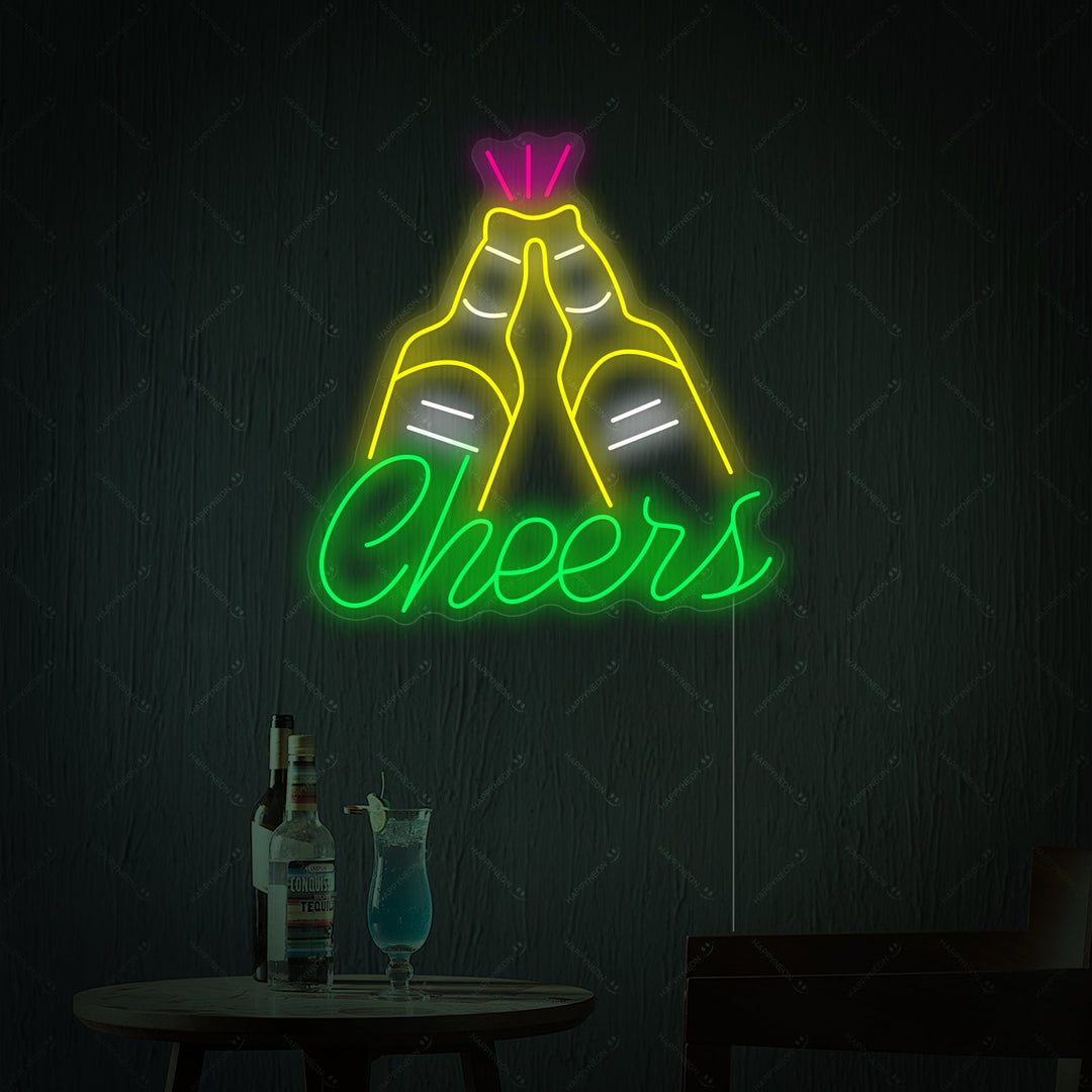 "Cheers" Neonschild