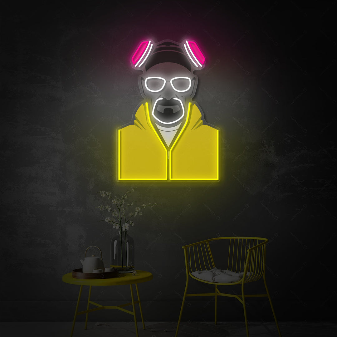 "Chemisches Genie" Neonschild