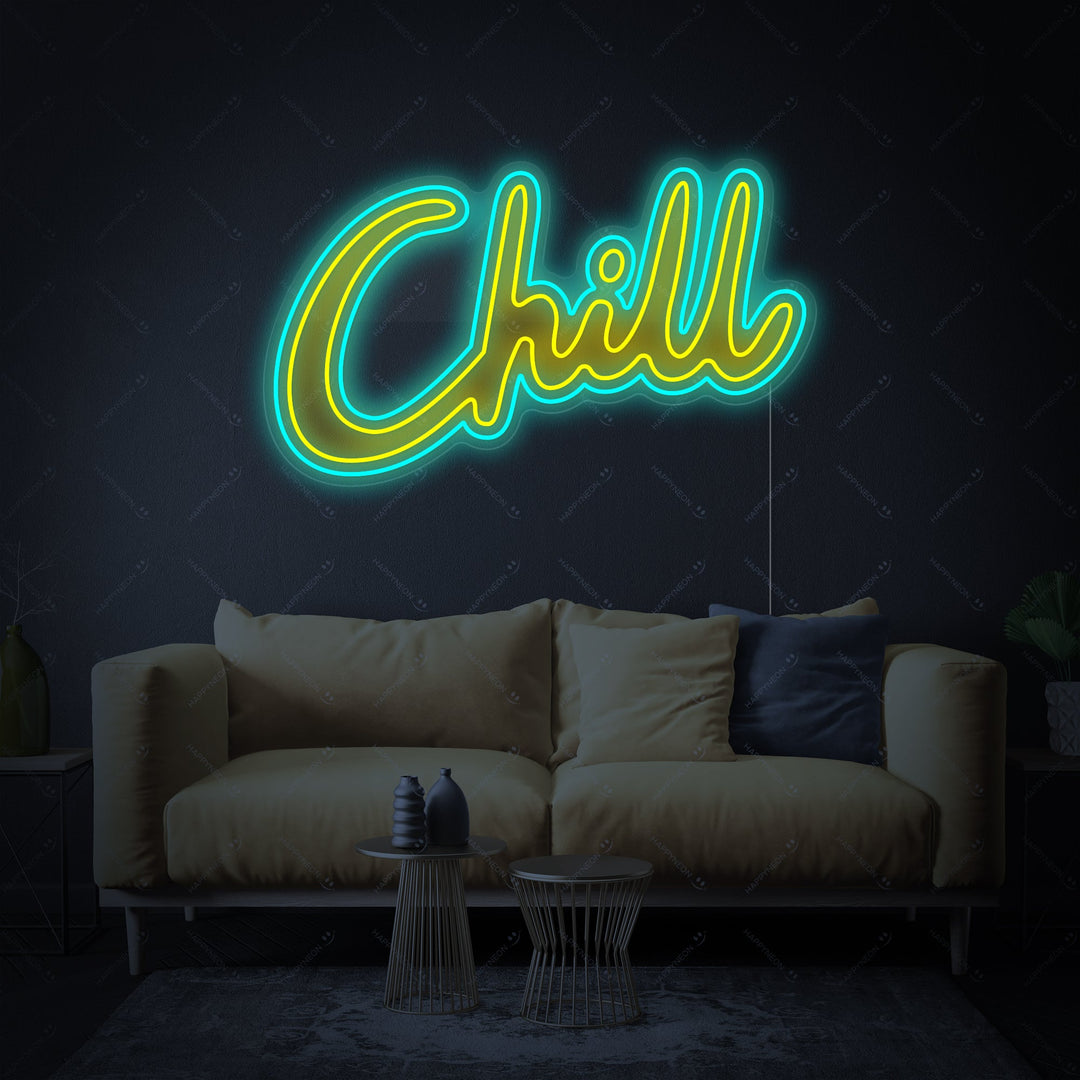 "Chill" Neonschild