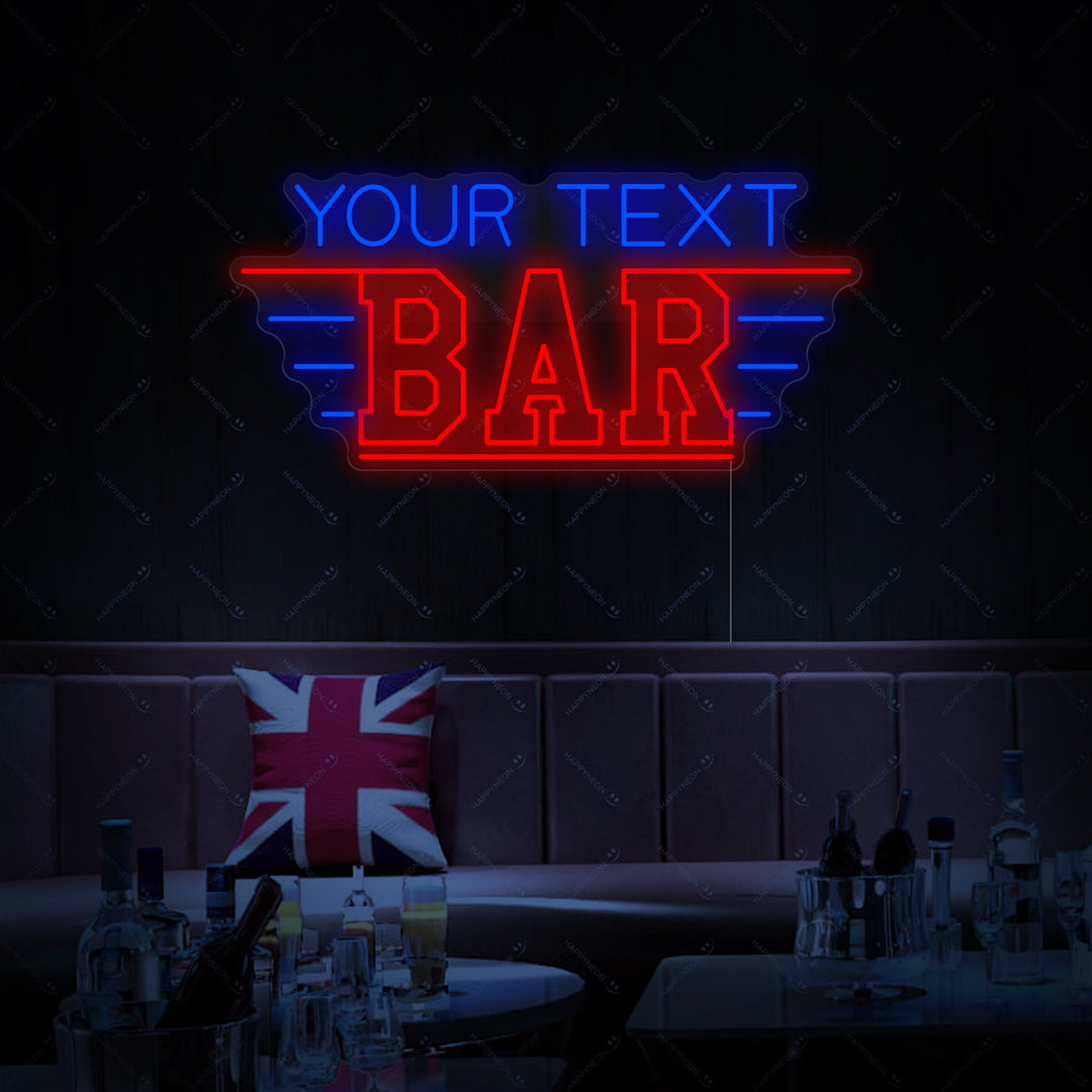 "Custom Bar" Neonschild