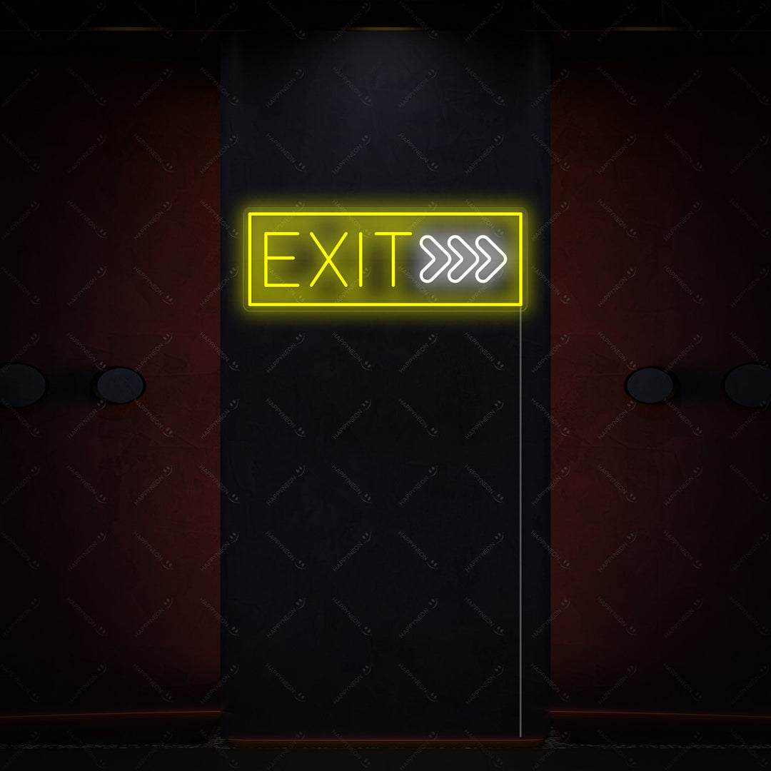 "Exit" Neonschild