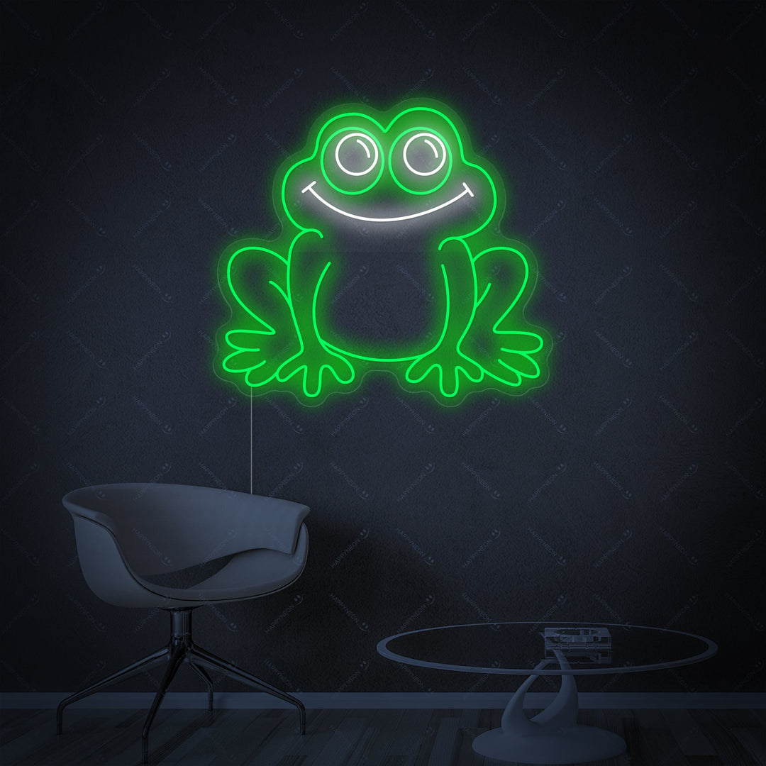 "Frosch" Neonschild
