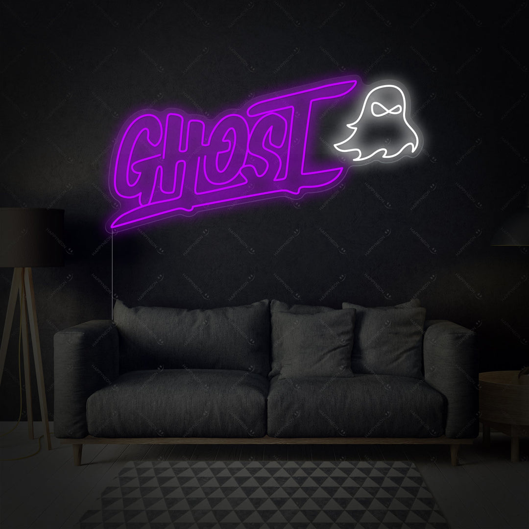 "Ghost" Neonschild