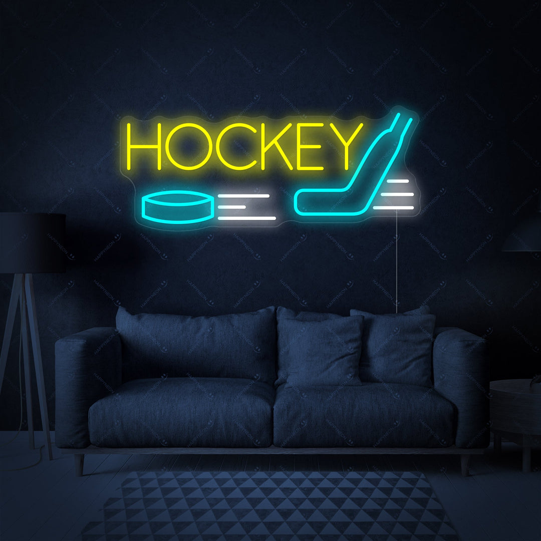 "Hockey" Neonschild