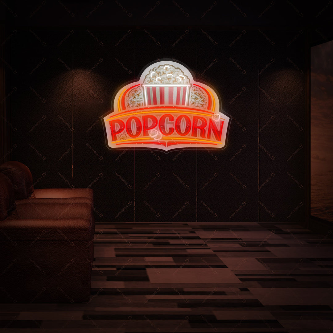 "popcorn" Neonschild