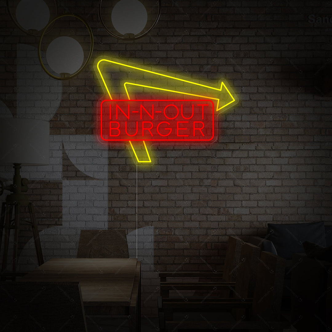 "In-N-Out Burger" Neonschild