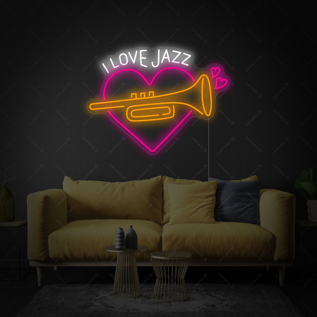"Jazz Musik" Neonschild