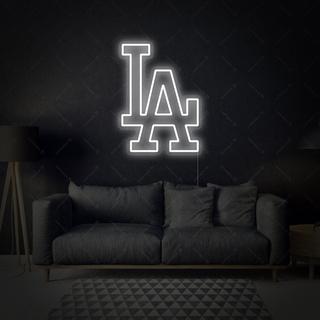 "LA" Neonschild