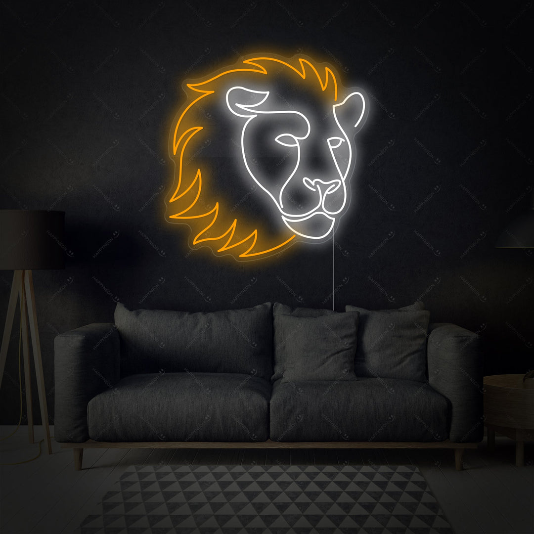 "Löwe" Neonschild