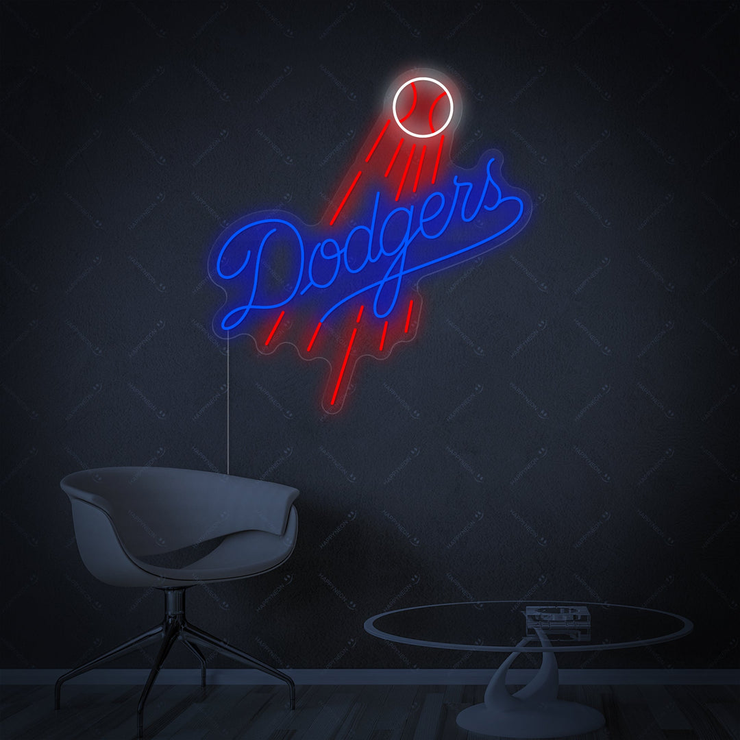 "Los Angeles Dodgers" Neonschild