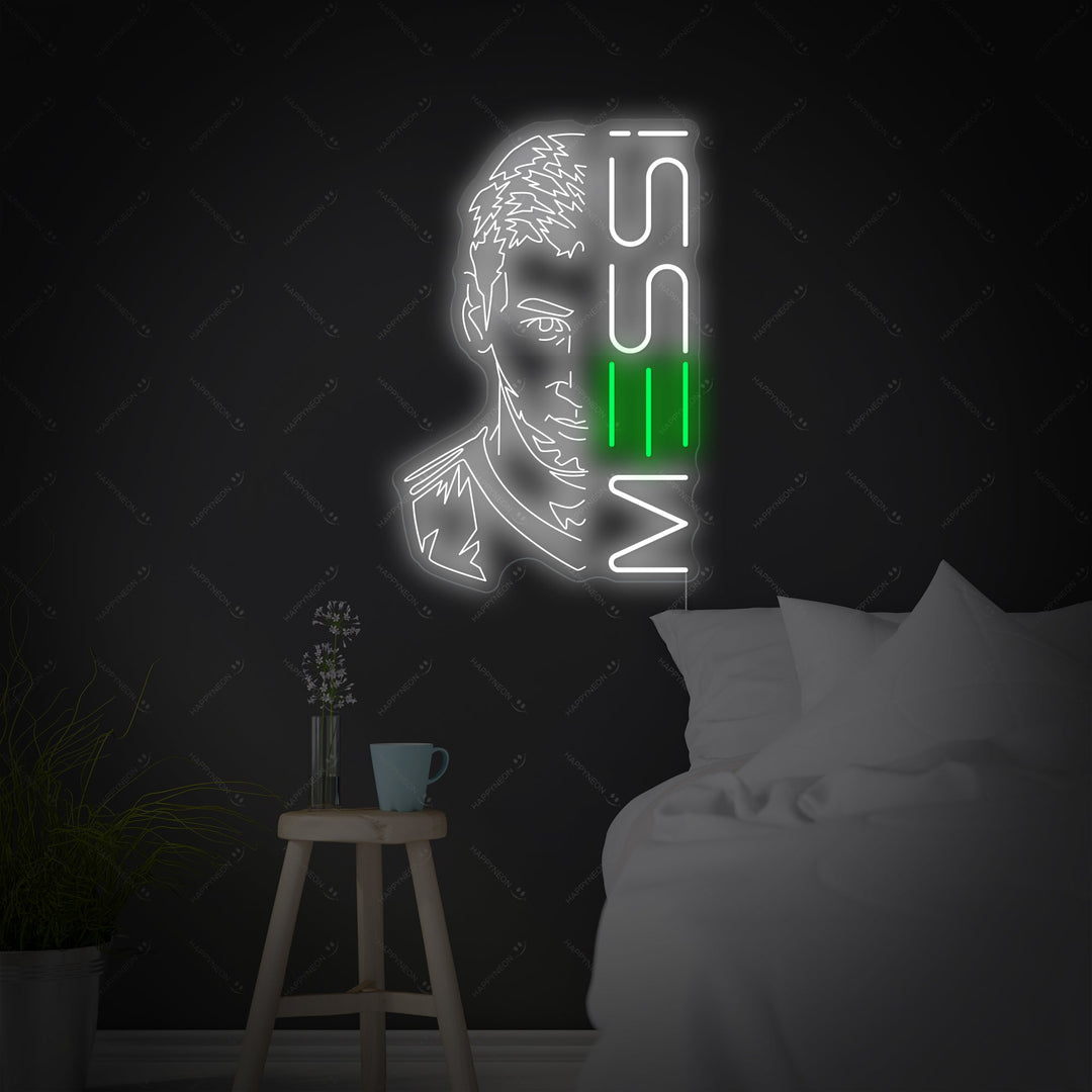 "Messi" Neonschild