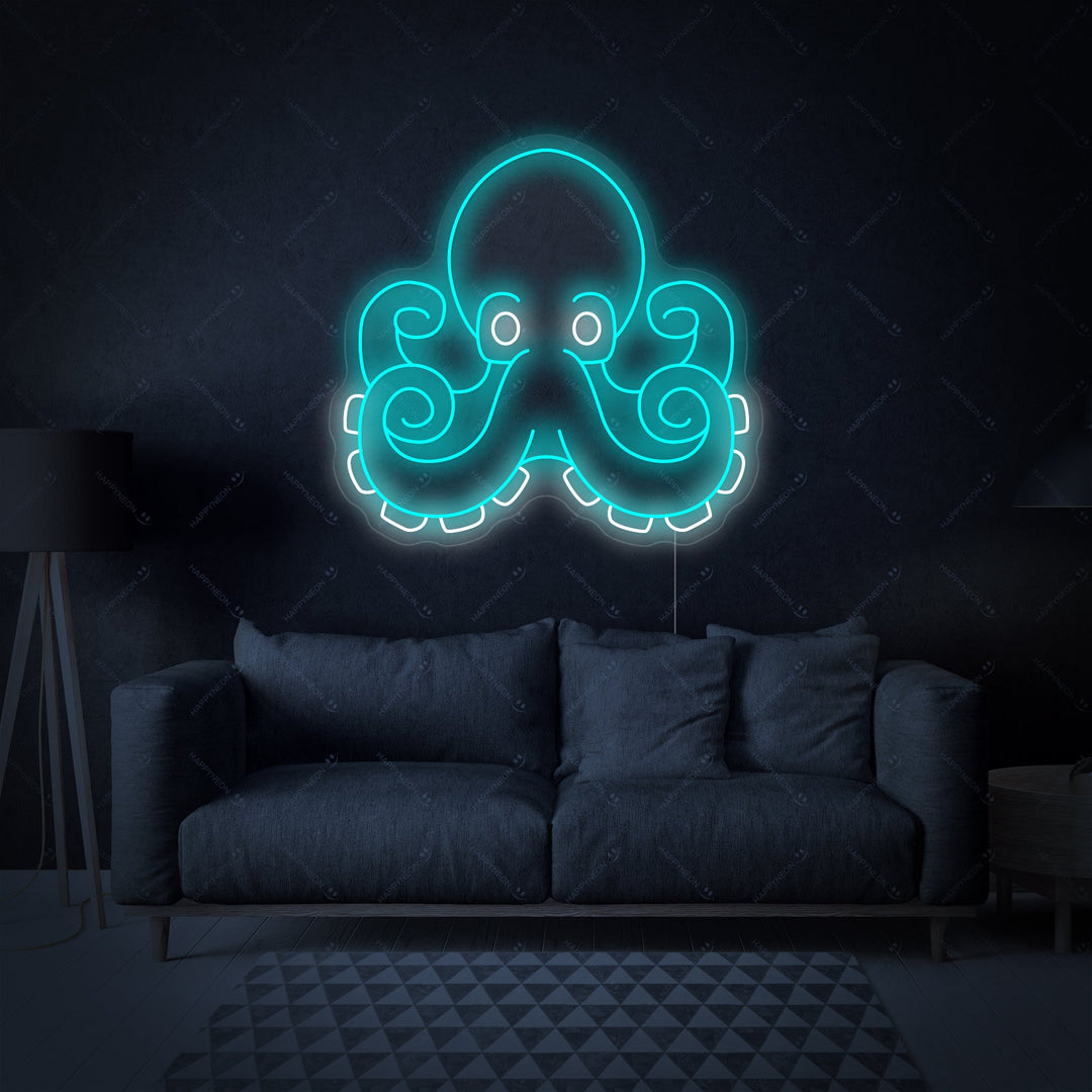 "Oktopus" Neonschild
