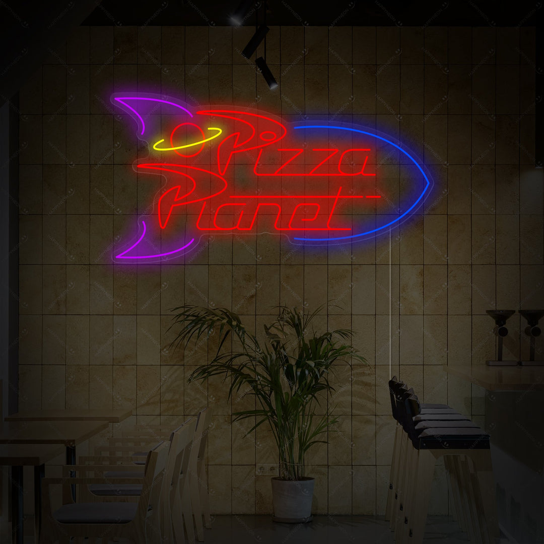 "Pizza Planet" Neonschild