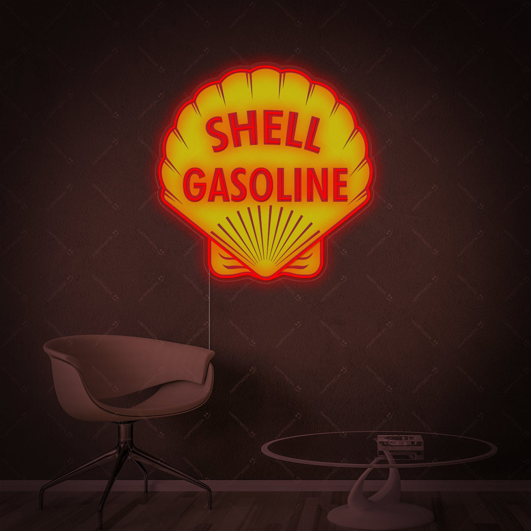 "Shell Benzin Logo" Neonschild
