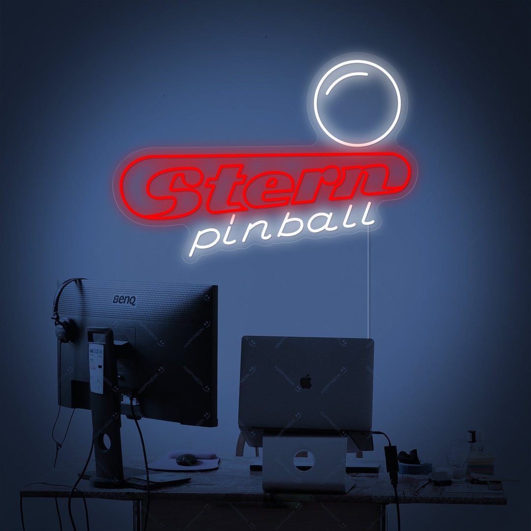 "Stern Pinball" Neonschild