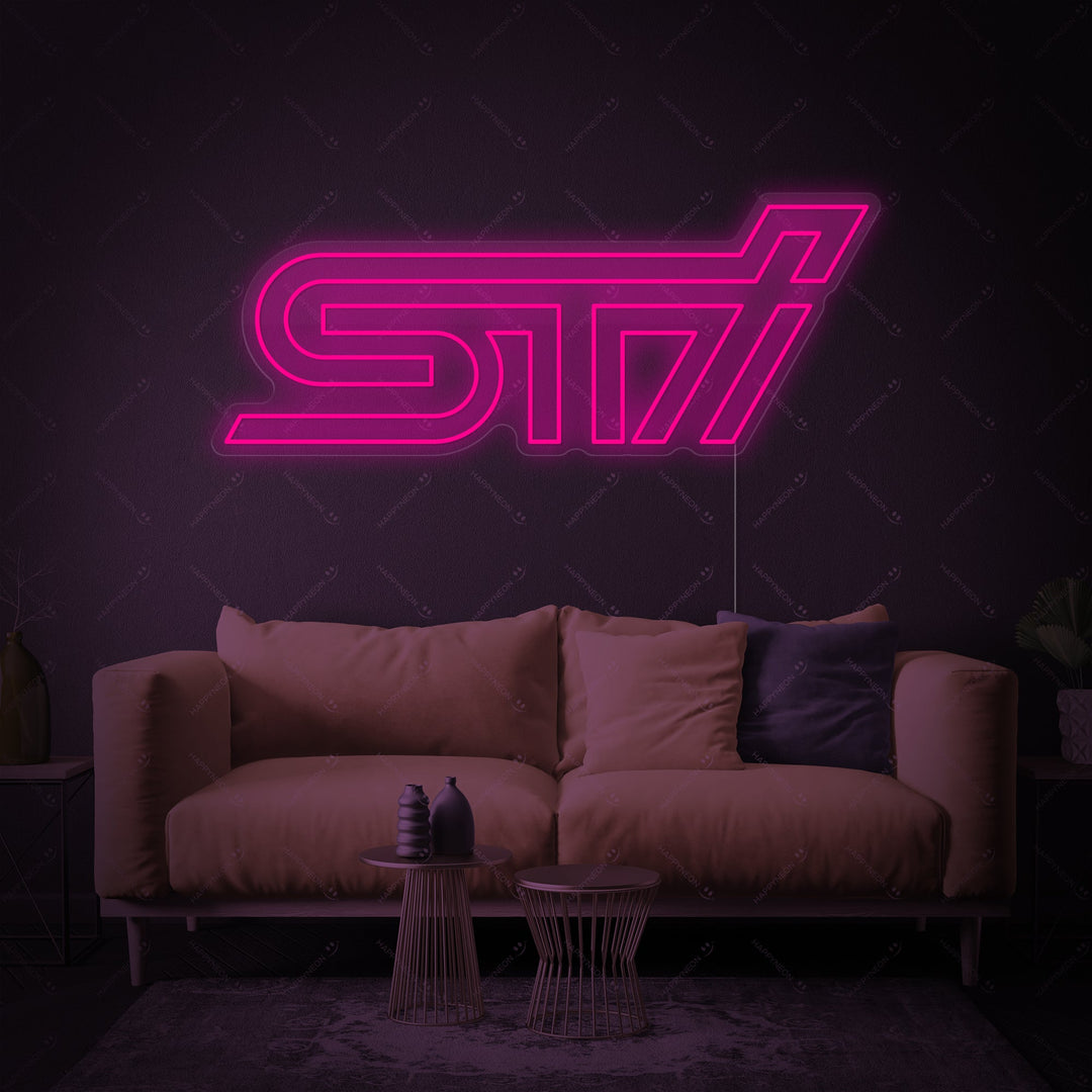 "Sti-Logo" Neonschild