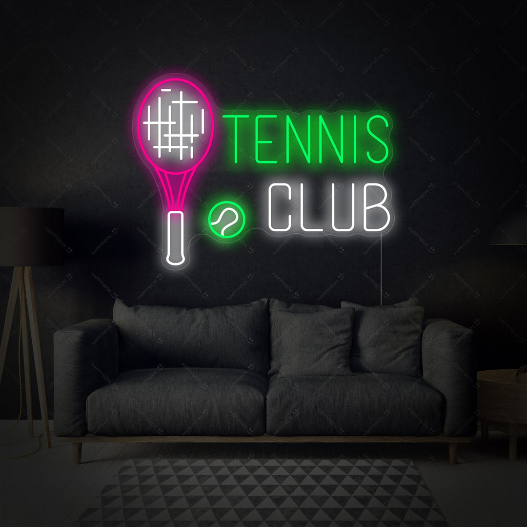 "Tennis Club" Neonschild