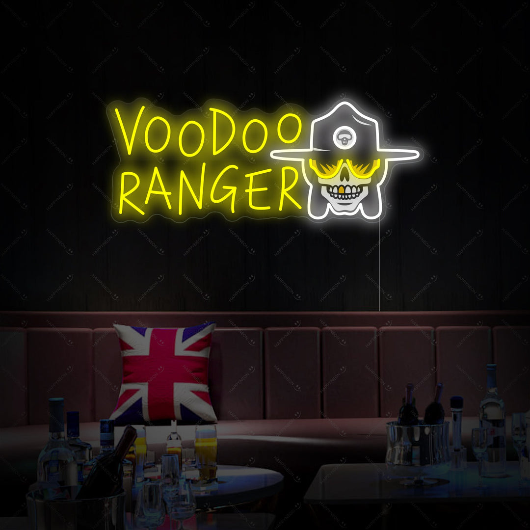 "Voodoo Ranger" Neonschild