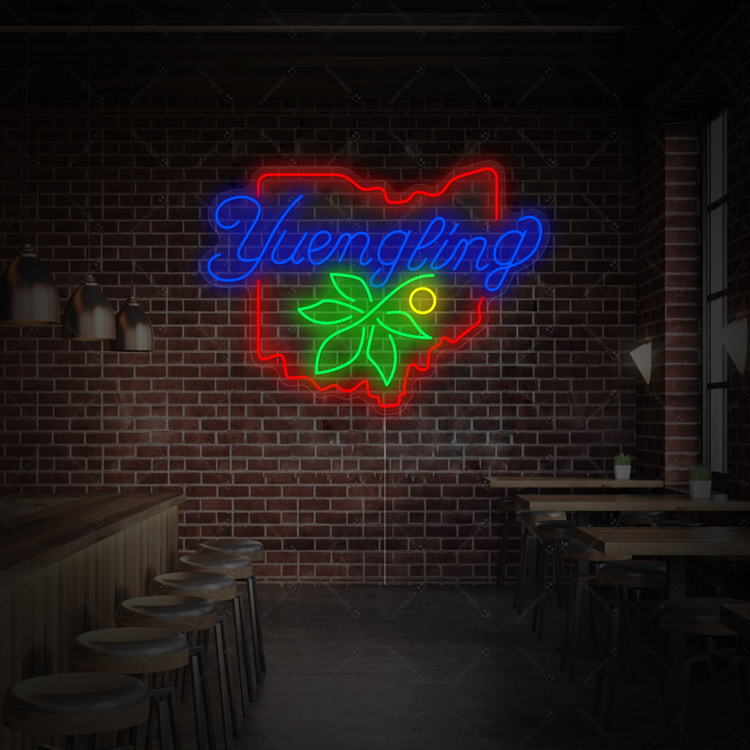 "Yuengling Ohio" Neonschild