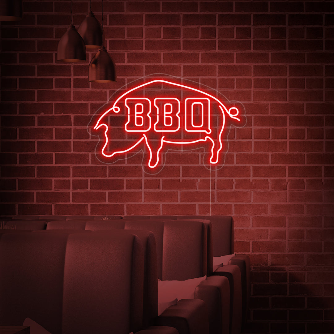 "BBQ" Neonschrift