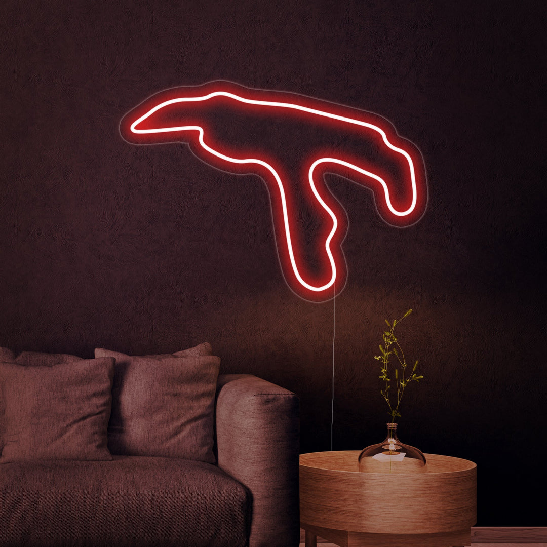 "Belgium F1 F1-Strecke" Neonschrift