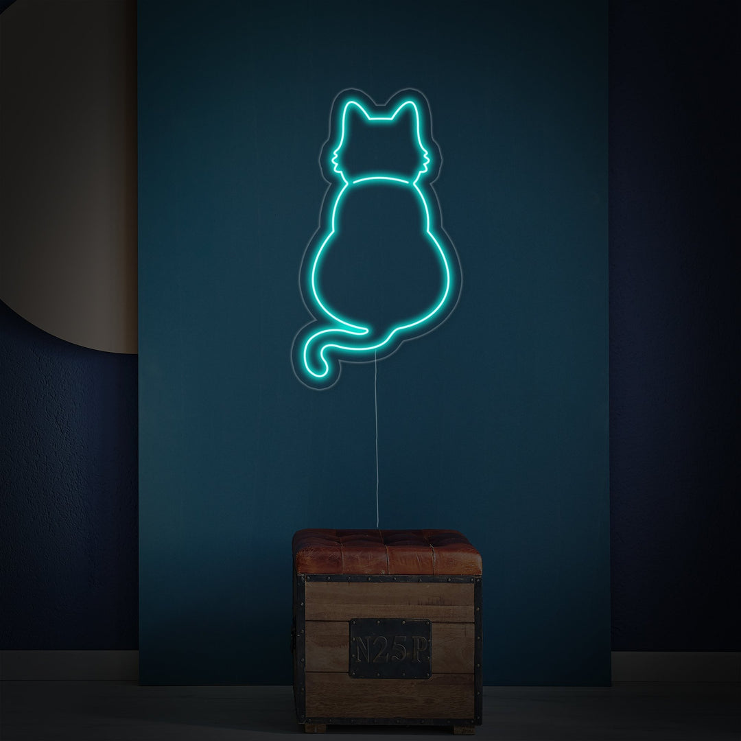 "Katze" Neonschrift