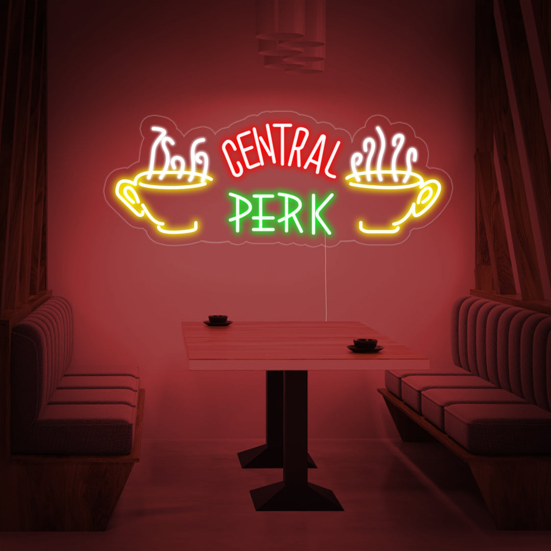 "Central Perk" Neonschrift