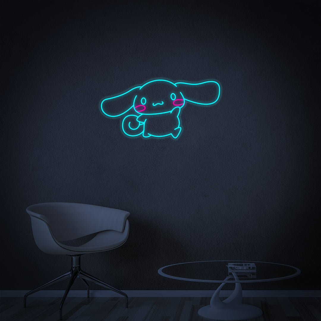 "Cinnamoroll Anime" Neonschrift