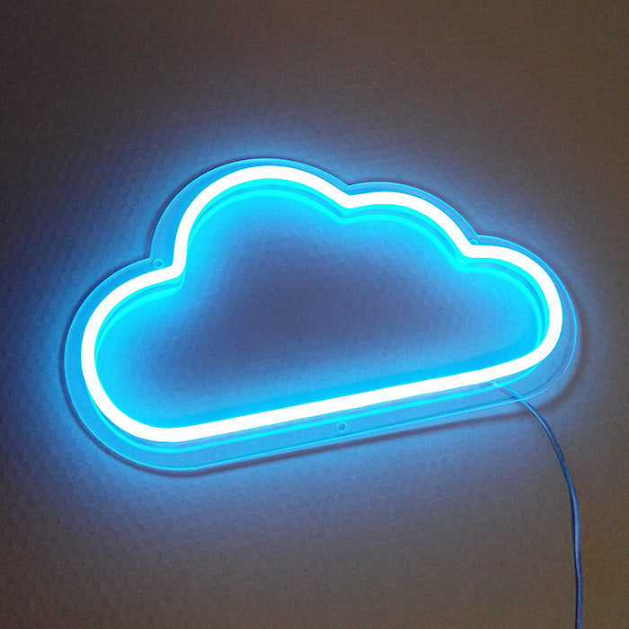 "Element-Symbol Wolke" Neonschrift