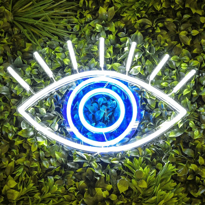 "Element-Symbol Auge" Neonschrift