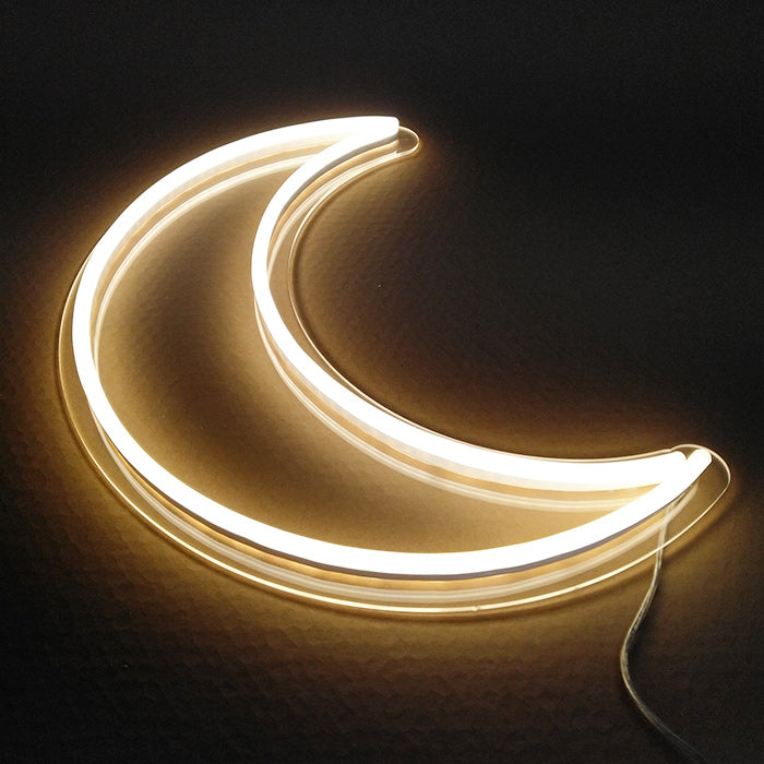 "Elementsymbol Mond" Neonschrift