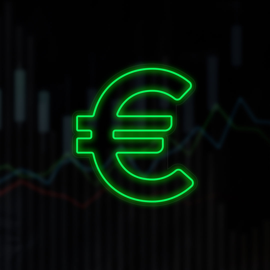 "Euro-Symbol" Neonschrift