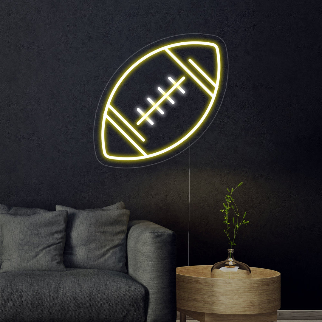 "Fußballball" Neonschrift