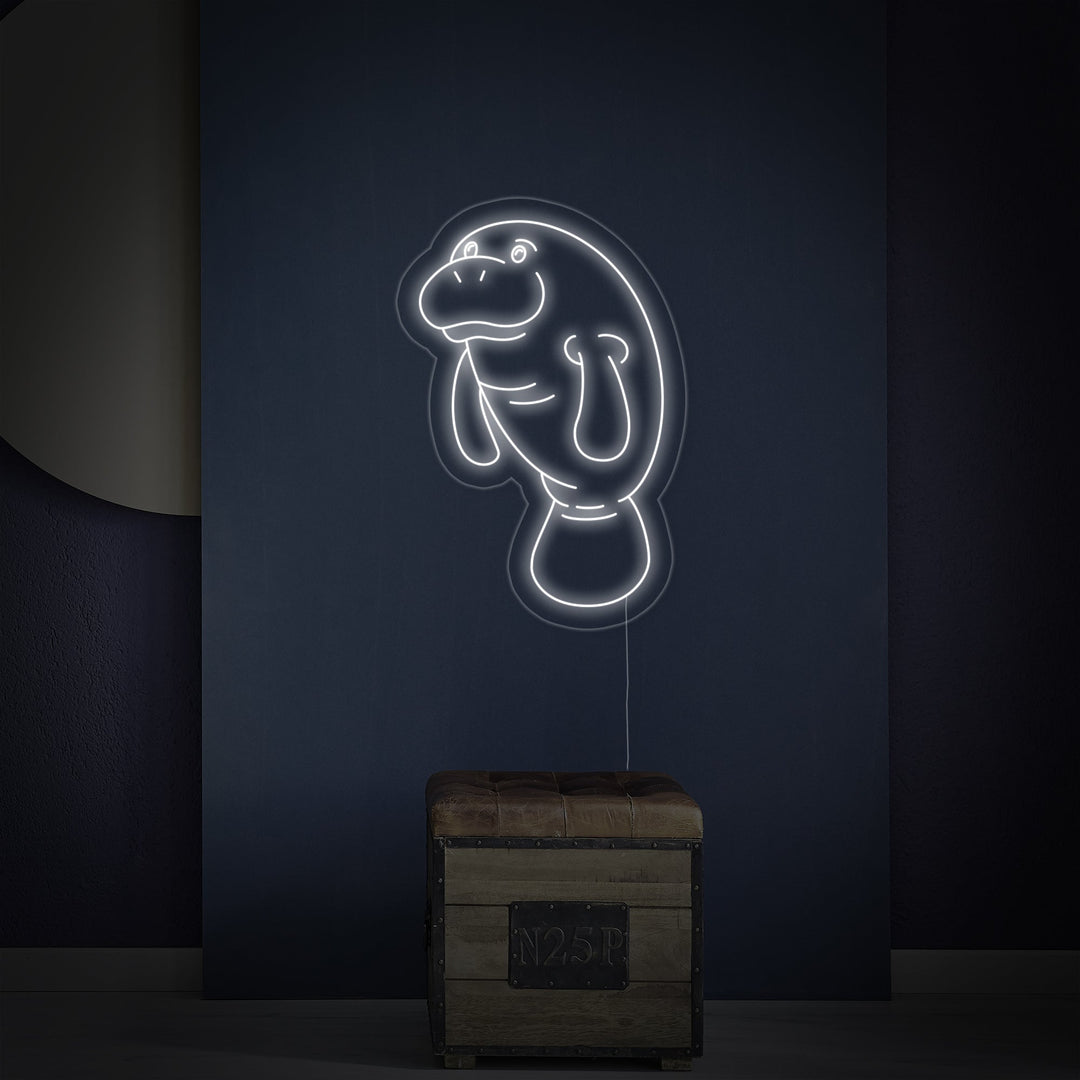 "Seekuh" Neonschrift