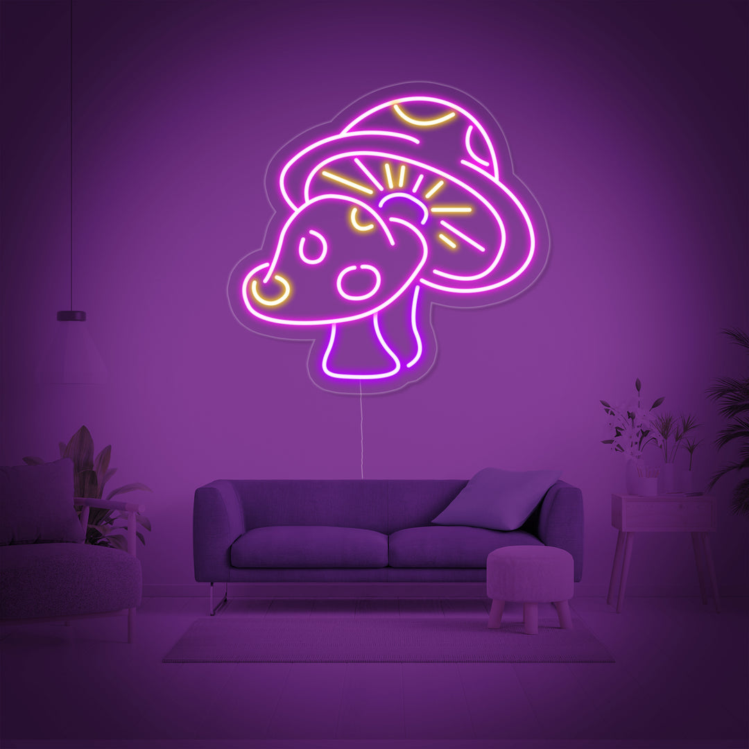 "Pilz" Neonschrift