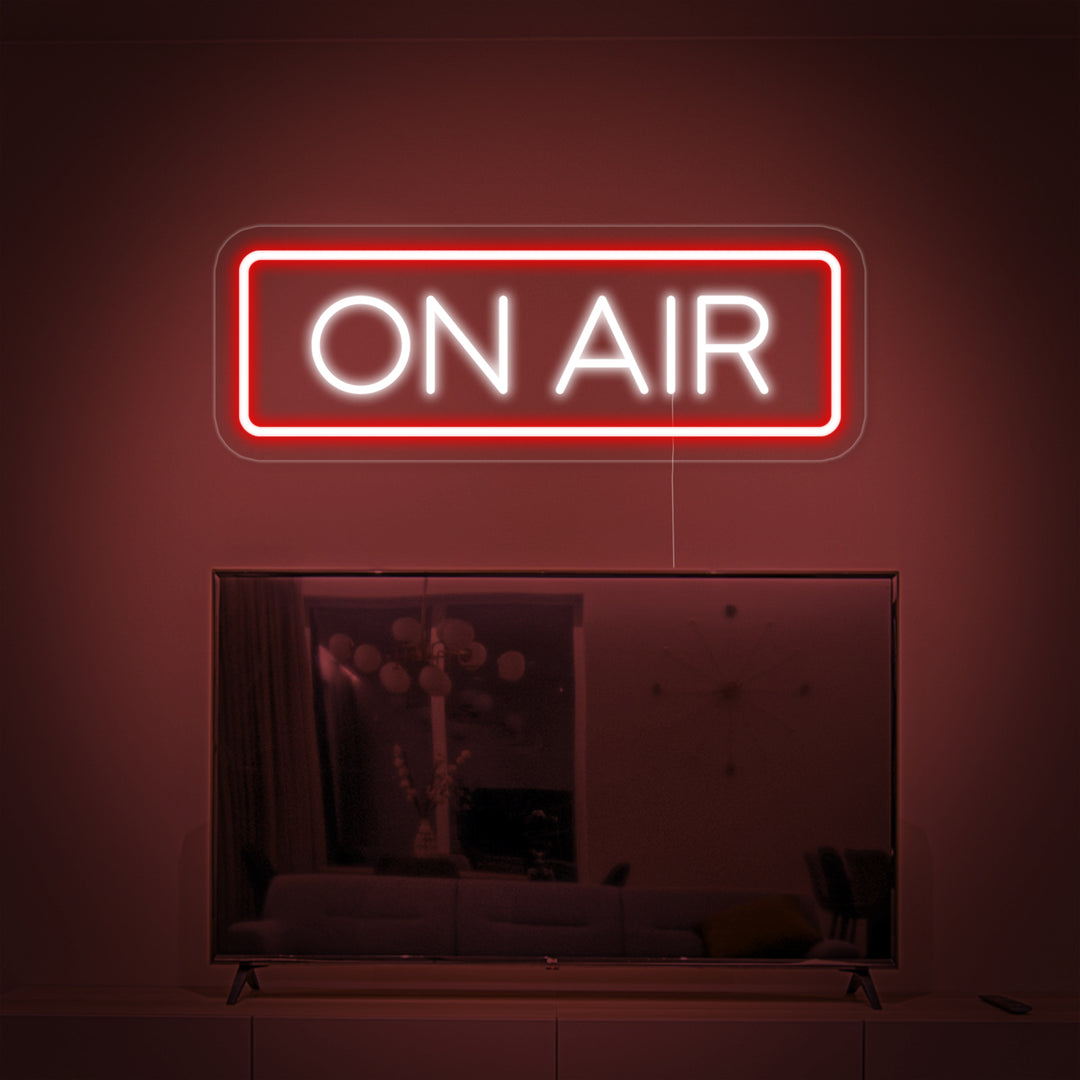 "ON AIR" NEON-BUCHSTABEN