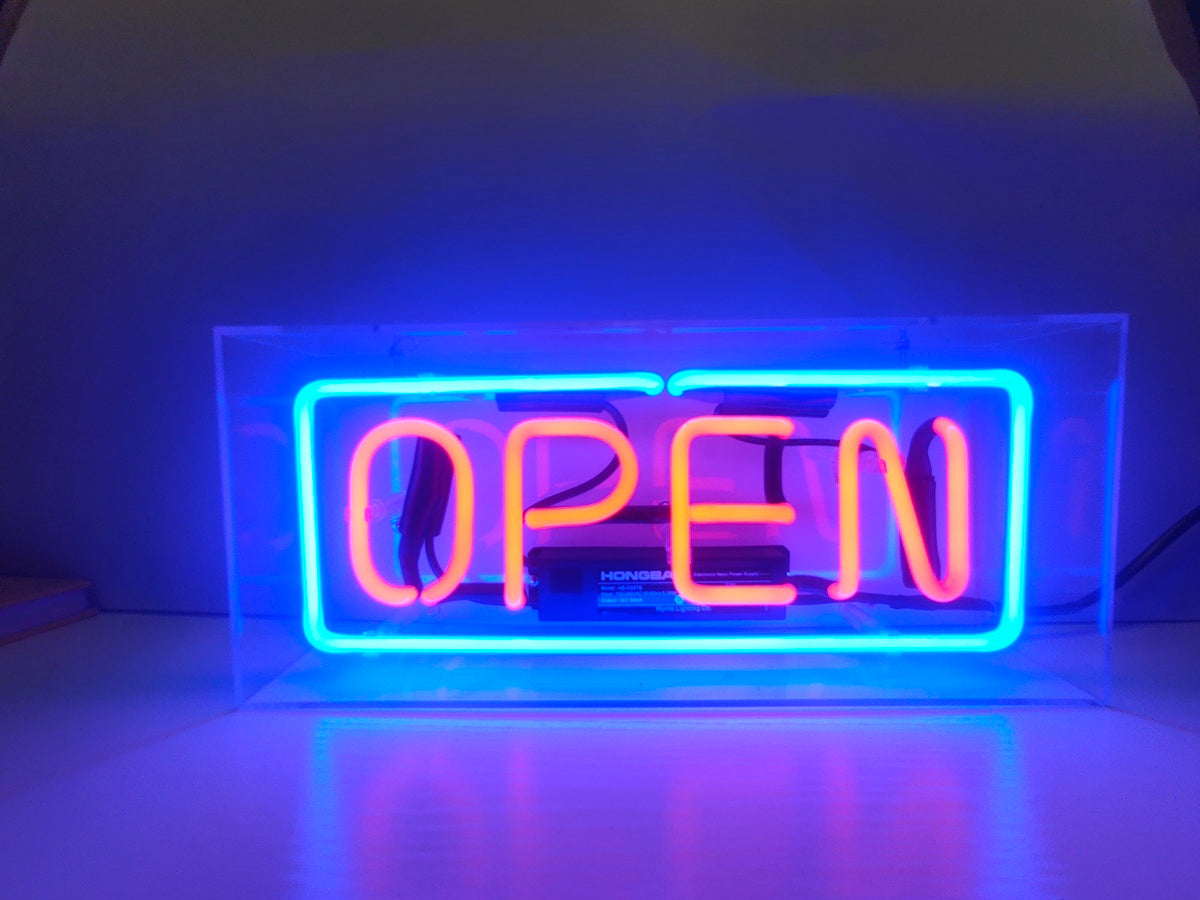 Neonschild-Halter Für Den Tisch – 2 Stück Transparent | Höhenverstellbar & Neigbar | Perfekt Für Verschiedene Neonlichter