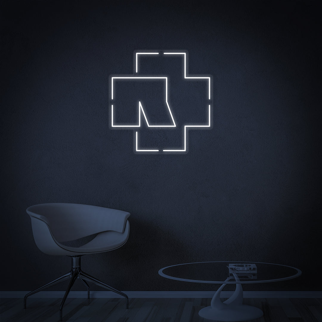 "Rammstein" Neonschrift