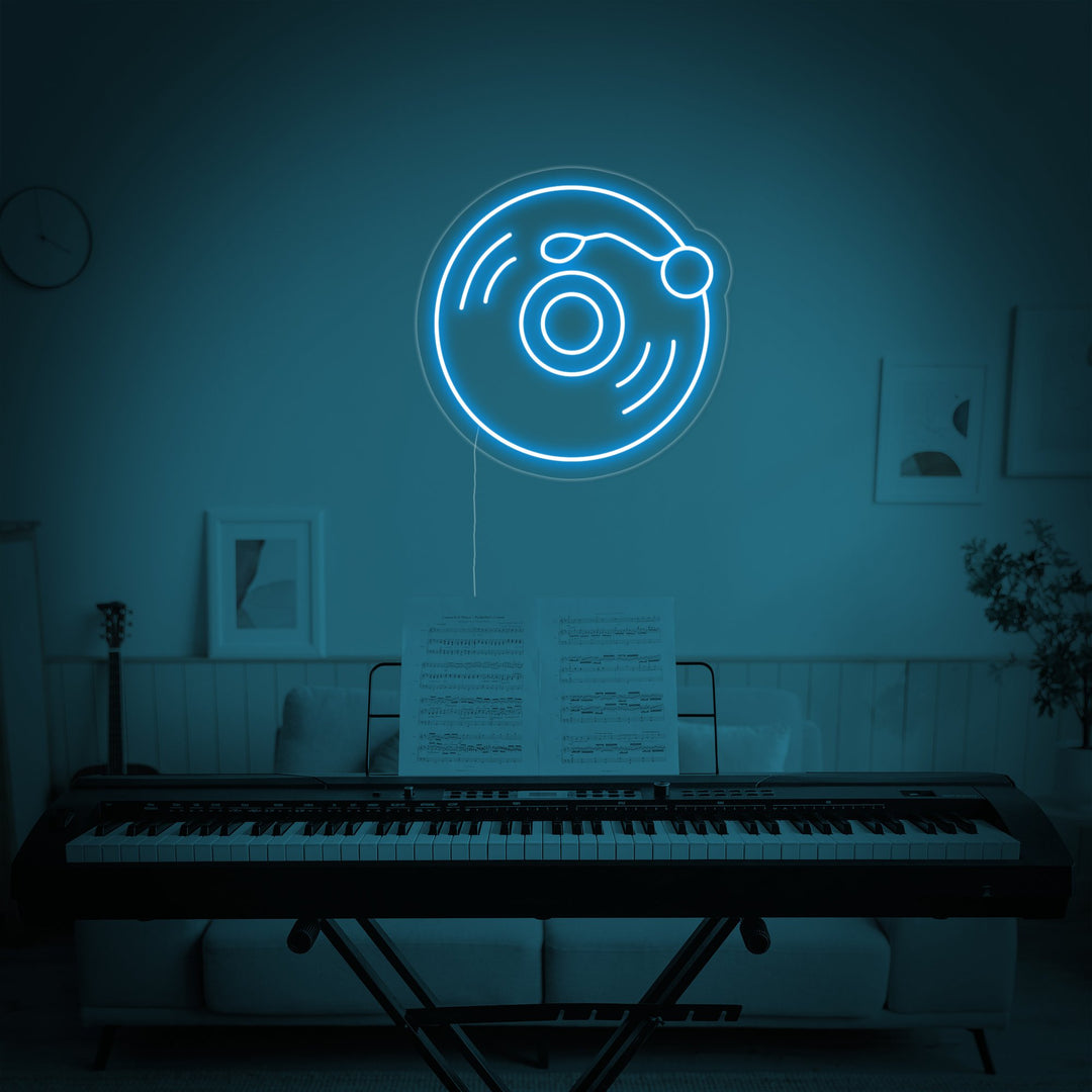 "Vinyl" Neonschrift