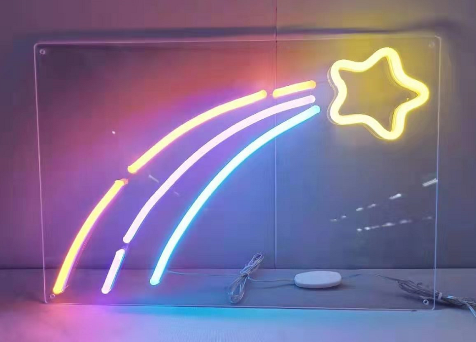 "Meteor" Neonschrift (Lagerbestand: 1 Einheiten)