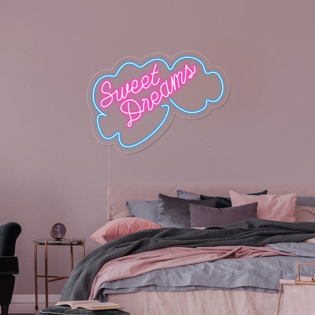"Sweet Dreams" Neonschrift