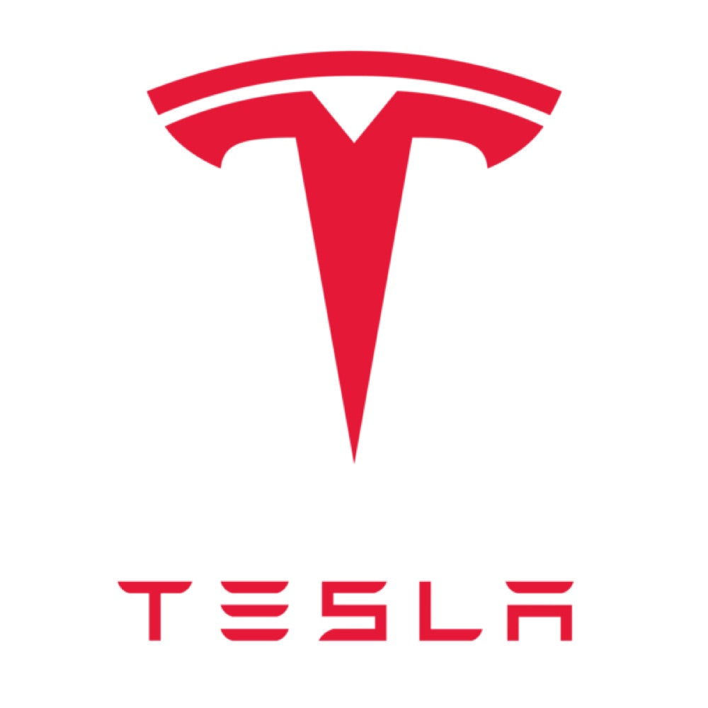 Tesla Logo als Vorlage für ein individuelles Neonschild